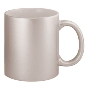 11oz Metallic Silver Mug Thumbnail